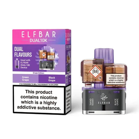 Elf Dual 10K Replacement Pods – 20 Flavours, 20mg Nicotine