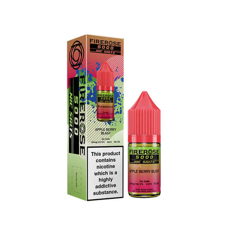 Apple Berry Blast Nic Salt by Elux Firerose 5000 | Sweet & Fruity Vape | Trendy Vapes UK