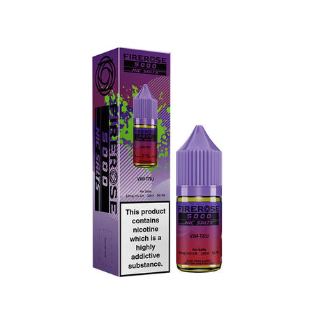 Vim-Tru Nic Salt by Elux Firerose 5000 – Bold Berry Vape in the UK