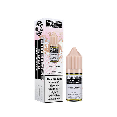 White Gummy Nic Salt by Elux Firerose 5000 – 10ml Vape Juice