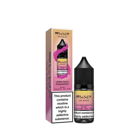 Lemon Peach Passion Nic Salt By Elux Legend 10ml