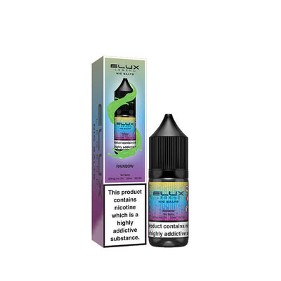 Rainbow Nic Salt E-Liquid 10ml by Elux Legend | Trendy Vapes UK V1