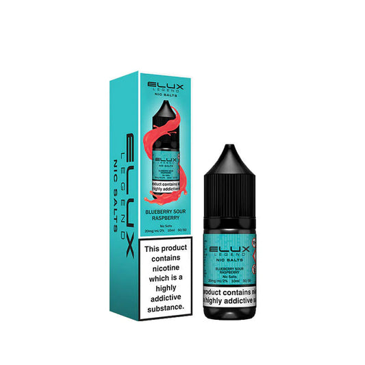 Blueberry Sour Raspberry Nic Salt By Elux Legend
