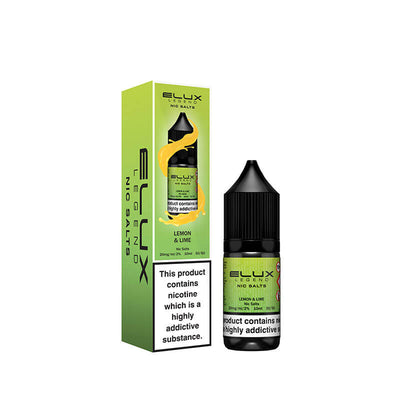 Lemon Lime Nic Salt E-Liquid | Elux Legend | Refreshing Citrus Flavour