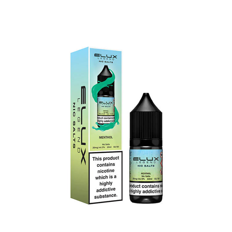 Menthol Nic Salt 10ml – Elux Legend Vape UK | TrendyVapes