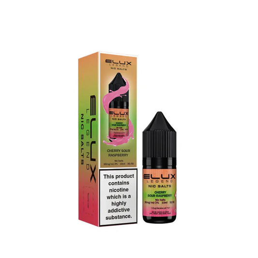 Cherry Sour Raspberry Nic Salt By Elux Legend