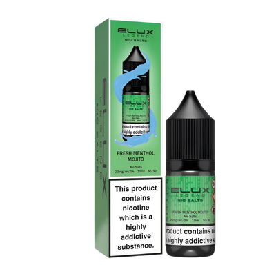 Fresh Menthol Mojito Nic Salt By Elux Legend