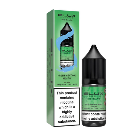 Fresh Menthol Mojito Nic Salt By Elux Legend