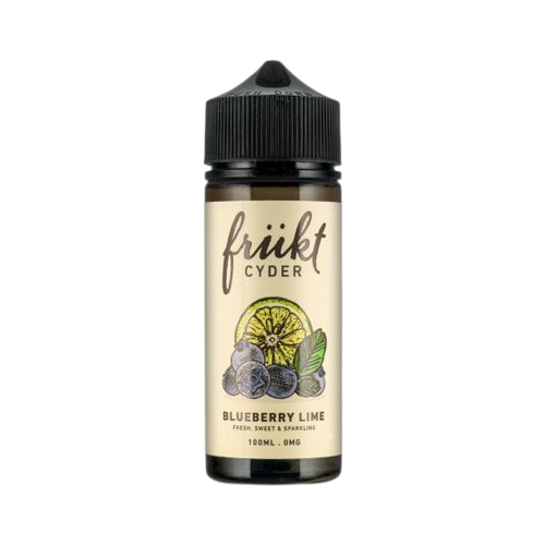 Blueberry Lime By Frukt Cyder E-Liquid 100ml Shortfill