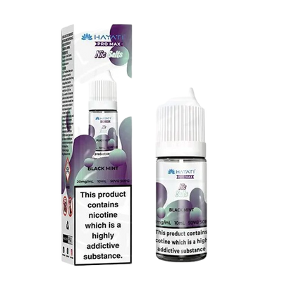 Black Mint Nic Salts - Hayati Pro Max 10ml | Trendy Vapes