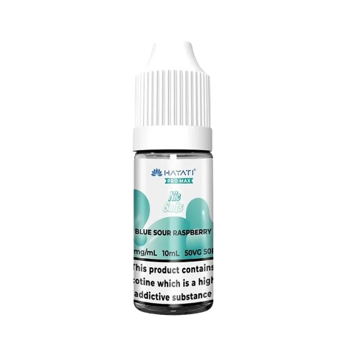 Blue Sour Raspberry Nic Salt E-Liquid 10ml bottle by Hayati Pro Max, 10mg and 20mg, sold at Trendy Vapes UK