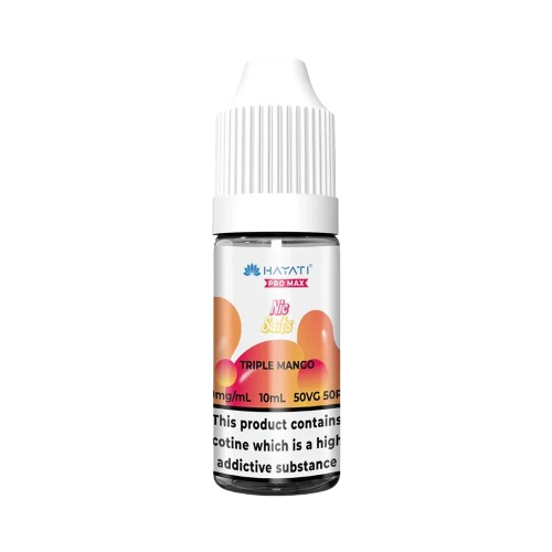 Triple Mango Nic Salt E-Liquid 10ml bottle by Hayati Pro Max, 10mg and 20mg, sold at Trendy Vapes UK