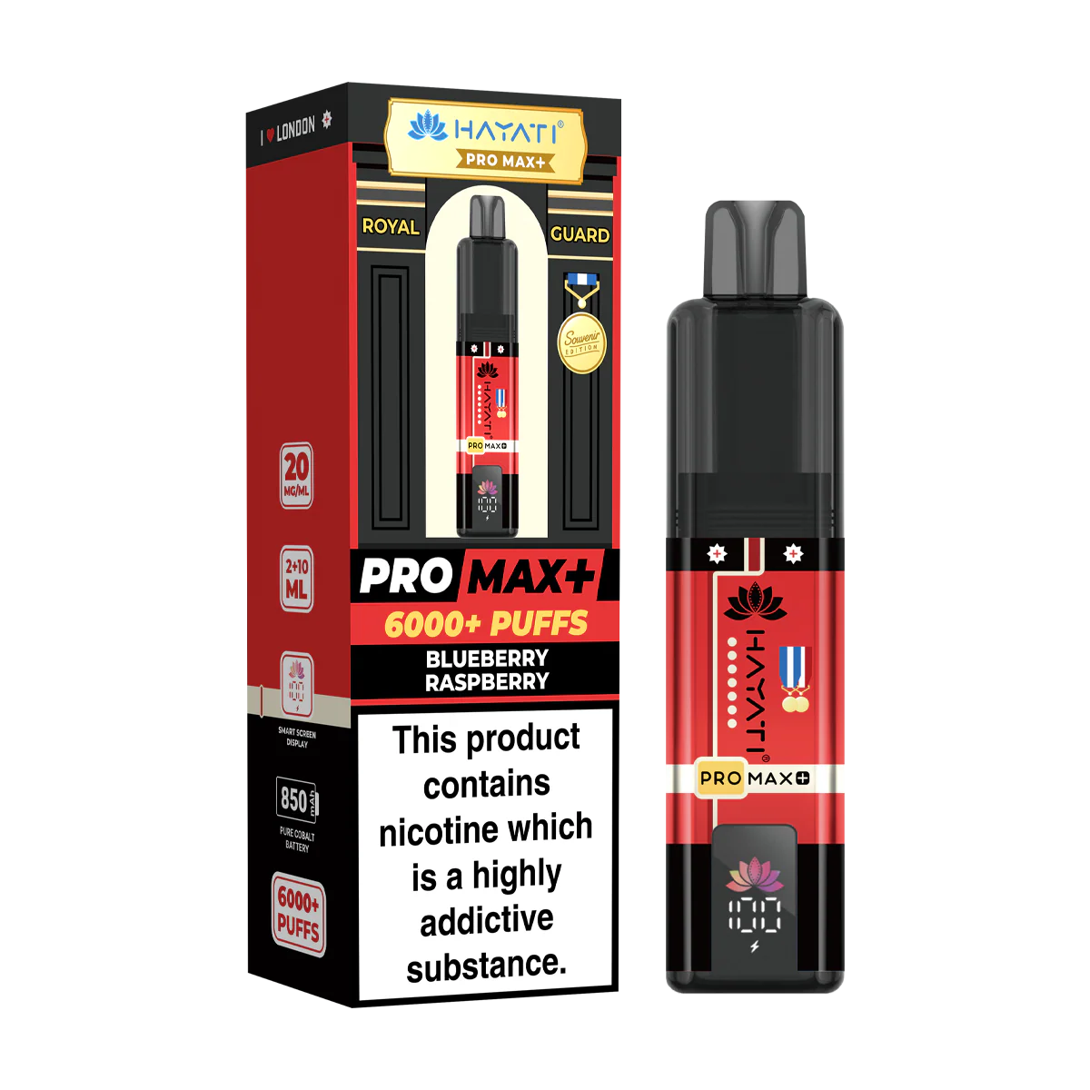 Hayati Pro Max 6000 Plus | Pod Kit 6000 Puffs Vape Device