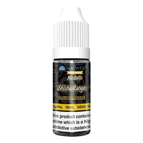 Double Apple Nic Salt E-Liquid 10ml bottle by Hayati Pro Max, 10mg and 20mg, sold at Trendy Vapes UK
