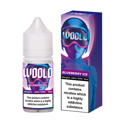 Blueberry Ice Nic Salt By Woolo