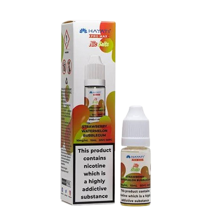 Strawberry Watermelon Bubblegum Nic Salt 10ml | Hayati Pro Max | Trendy Vapes