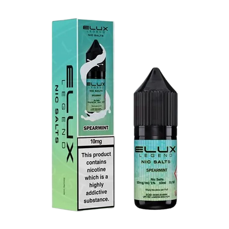 Spearmint Nic Salt 10ml | Elux Legend | Trendy Vapes
