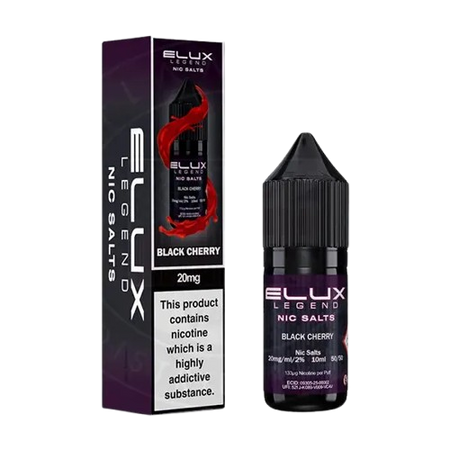 Black Cherry Nic Salt 10ml | Elux Legend | Trendy Vapes