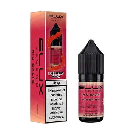 Raspberry Peach Nic Salt 10ml | Elux Legend | Trendy Vapes