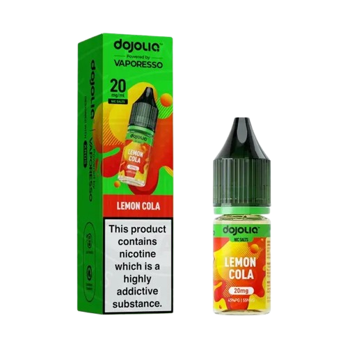 Lemon Cola Nic Salt E-Liquid 10ml bottle by Vaporesso DojoLIQ, 10mg and 20mg, sold at Trendy Vapes UK