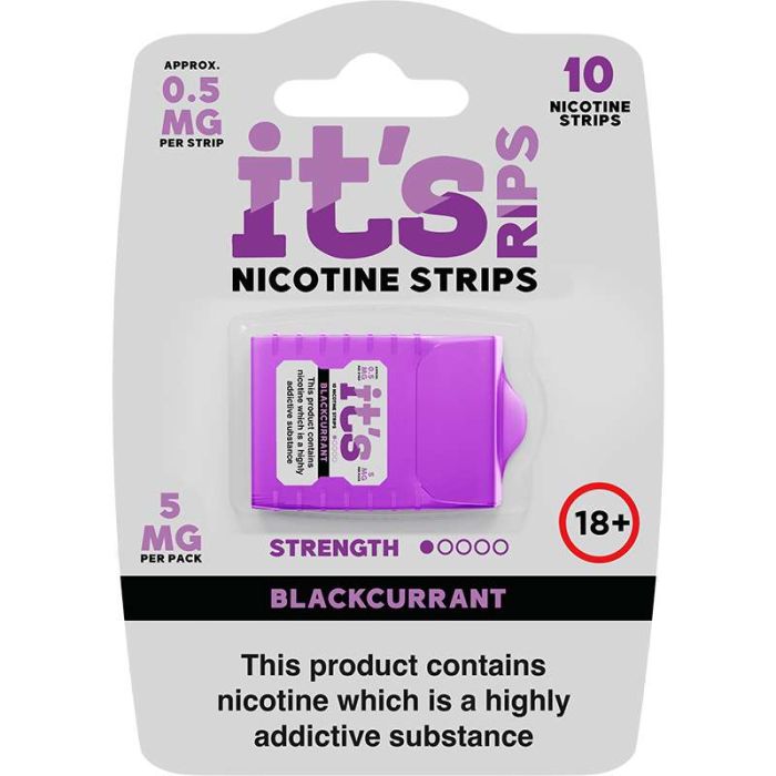 Blackcurrant-It's Rips Nicotine Strips
