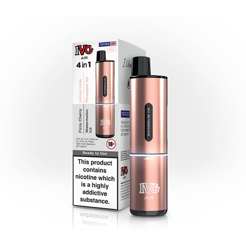 IVG Air 4in1 Vape Kit | Best Flavors in Prefilled Pods Trendy Vapes IVG Air 4in1 Vape Kit | Best Flavors in Prefilled Pods Trendy Vapes