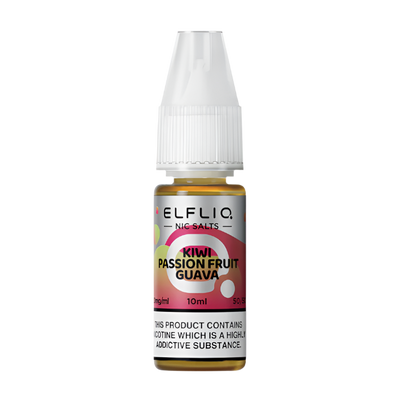 Kiwi Passion Fruit Guava By Elfbar Elfliq Nic Salt 10ml
