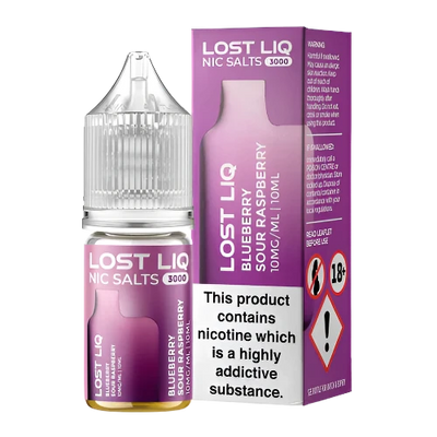 Blueberry Sour Raspberry Nic Salt By Lost Liq