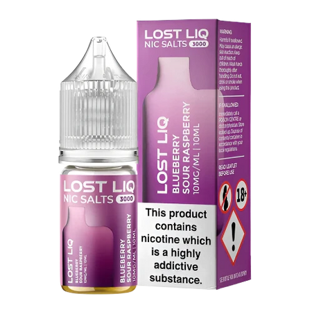 Blueberry Sour Raspberry Nic Salt By Lost Liq