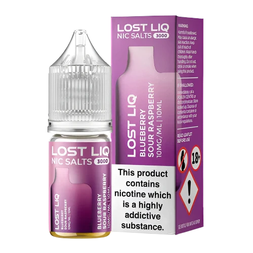 Blueberry Sour Raspberry Nic Salt By Lost Liq