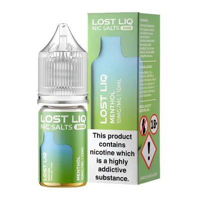 Menthol Nic Salt By Lost Liq 3000