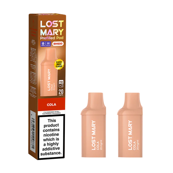 Lost Mary BM600 Prefilled Pods | 20mg Nic Salt Vape Pods