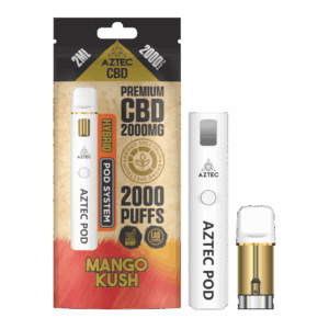 Aztec CBD Pod System 2000mg – High Strength Portable Vape Kit