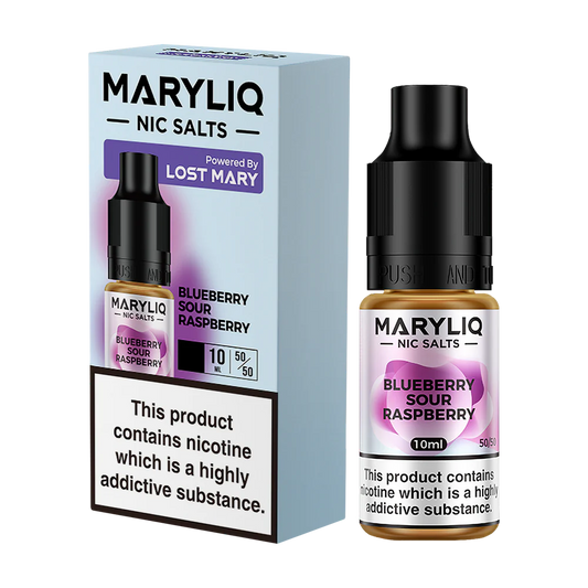 Blueberry Sour Raspberry By Lost Mary MARYLIQ Nic Salts 10ml