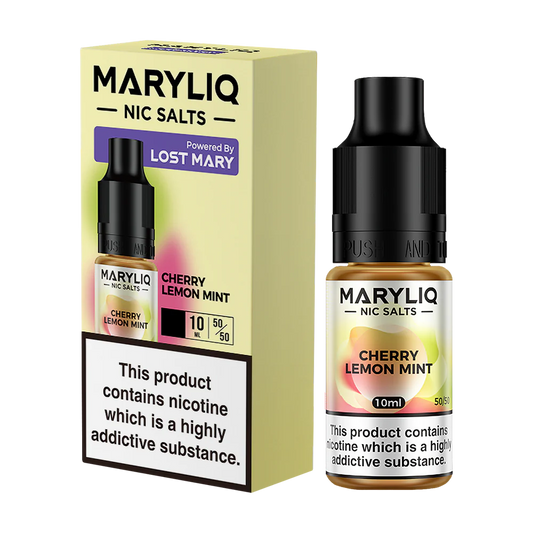 Cherry Lemon Mint By Lost Mary MARYLIQ Nic Salts 10ml