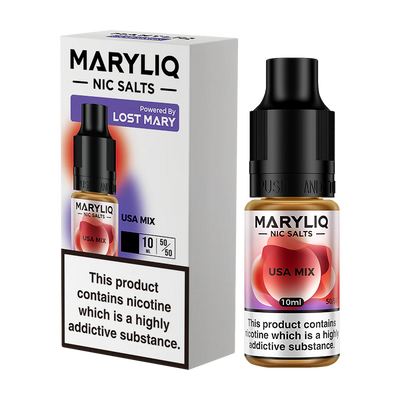USA Mix By Lost Mary MARYLIQ Nic Salts 10ml V1