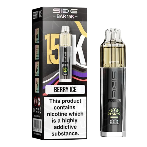 SKE Bar 15k Prefilled Vape Kit – Long-Lasting 15000 Puff Vape UK
