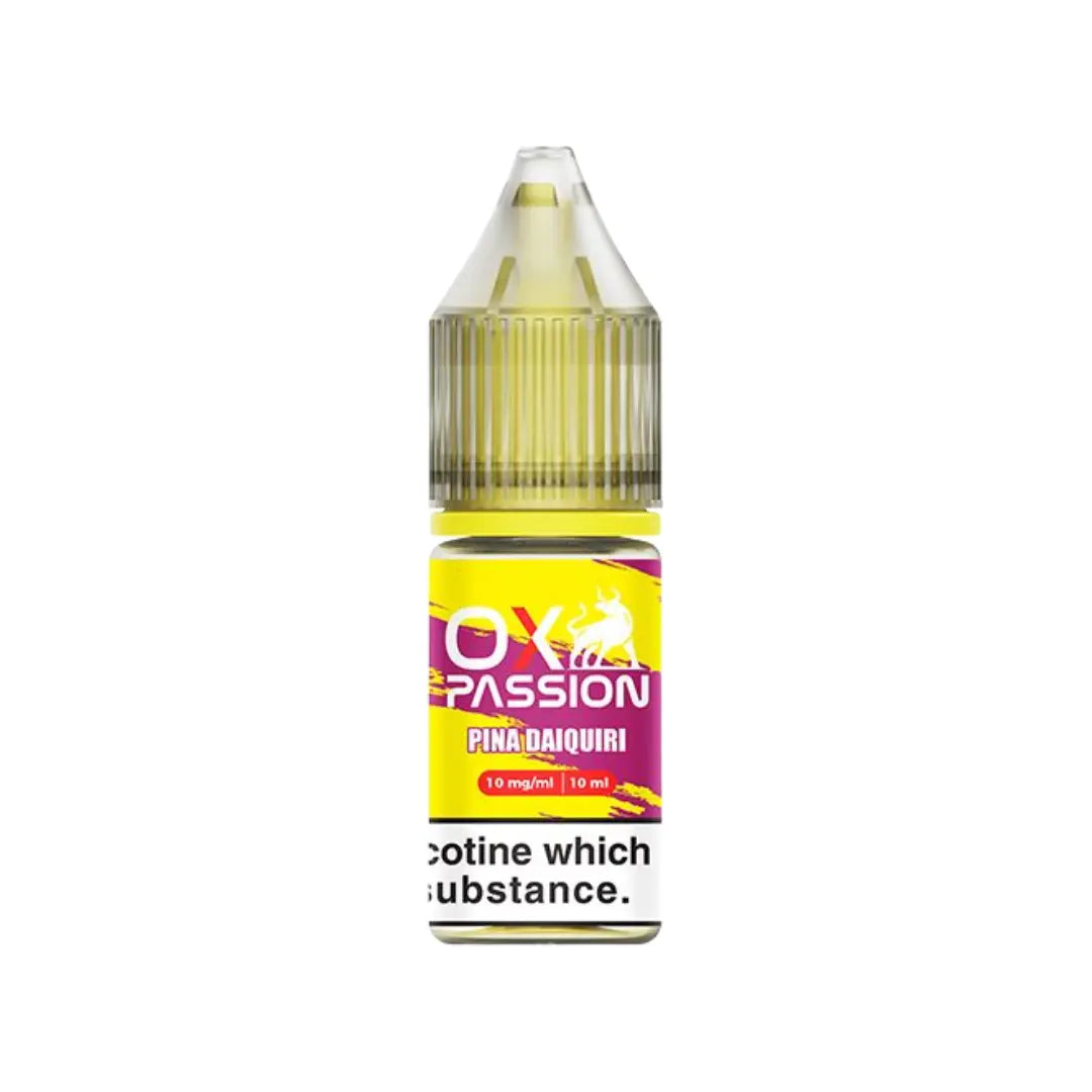Pina Daiquiri Nic Salt E-Liquid 10ml bottle by Oxva OX Passion, 20mg, sold at Trendy Vapes UK