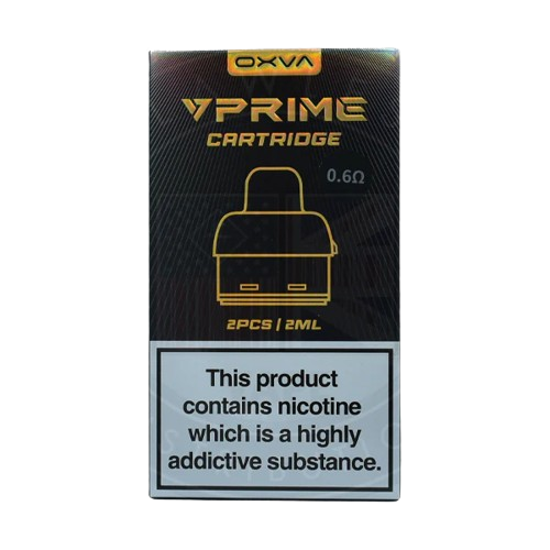 OXVA Vprime Replacement Cartridge Pod 0.6ohm RDL XL 2ml - 2pcs Pack	Trendy Vapes