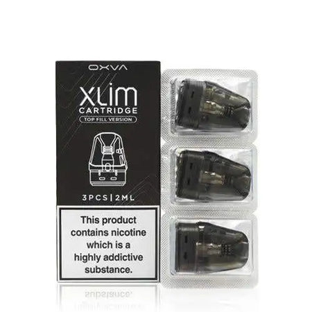 Oxva Xlim Cartridge/Pods - V3 Top Fill 0.4ohm | 0.6ohm | 0.8ohm  - 3 Pack