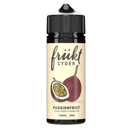 Passionfruit By Frukt Cyder E-Liquid 100ml Shortfill