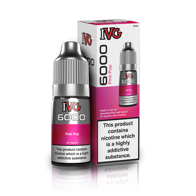 Pink Pop Nic Salt By IVG 6000 V1
