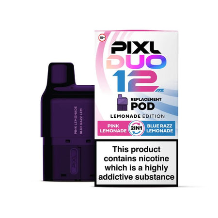 Pixl Duo 12 Prefilled Pods | 6000 Puffs, Mesh Coil, Multiple Flavours