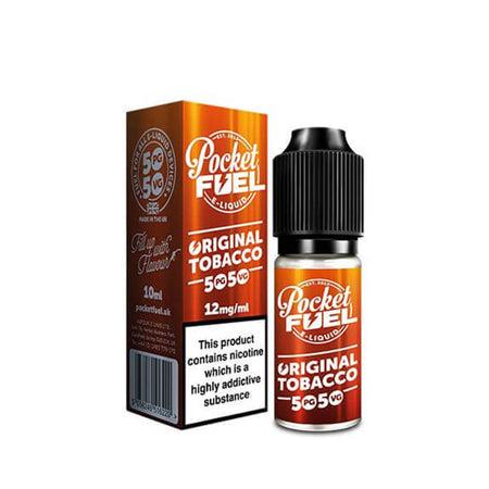 Original Tobacco E-Liquid 10ml | Pocket Rocket 50/50 Vape Juice