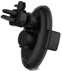 Qi Car Wireless 10W Fast Charger Phone Mount Leather Cradle 4.7” - 6.0" Devices