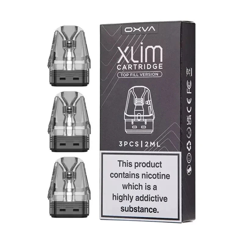 Oxva Xlim Cartridge/Pods - V3 Top Fill 0.4ohm | 0.6ohm | 0.8ohm  - 3 Pack