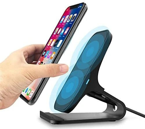 Wireless Charger, Qi-Certified 10W Fast Wireless Charger Pad Station