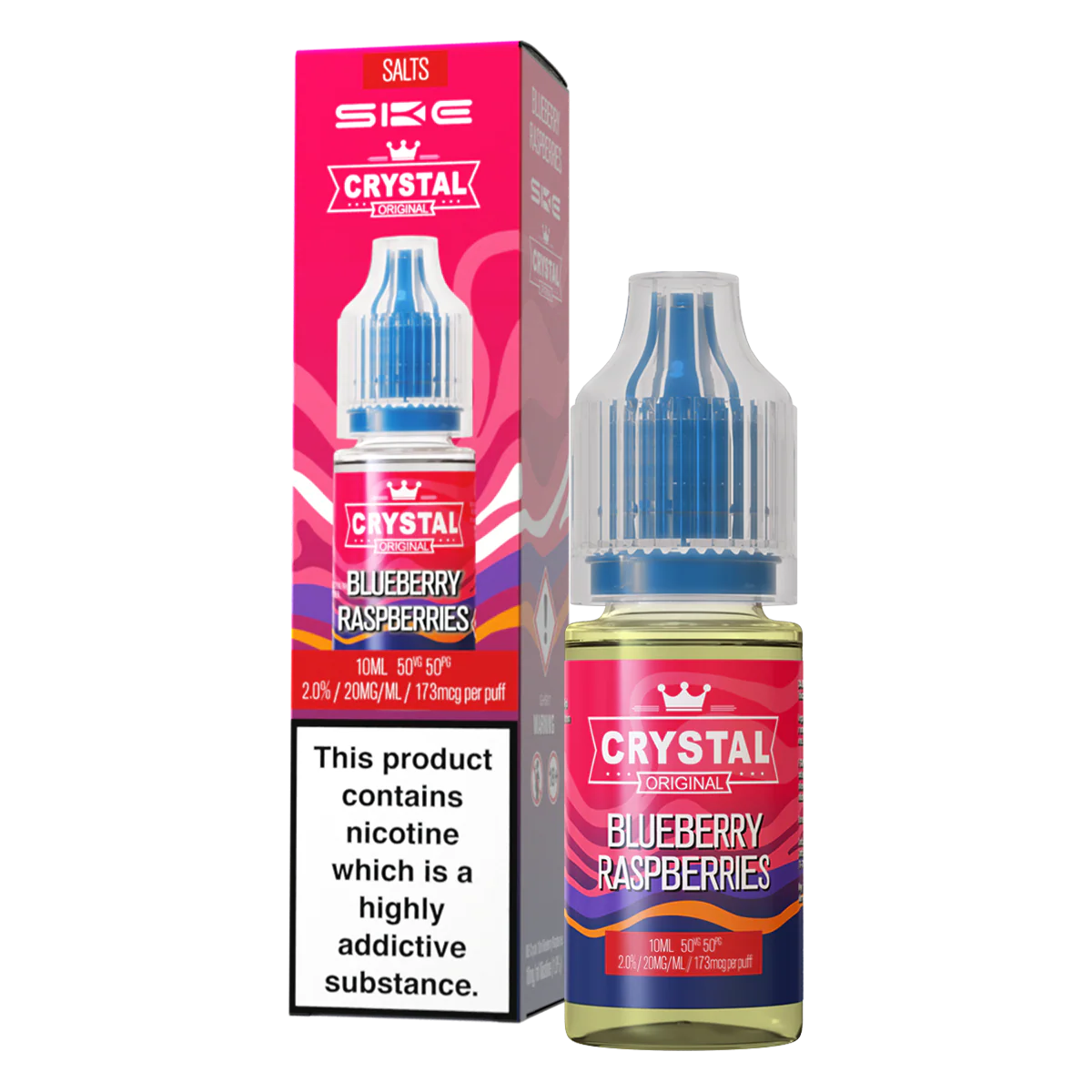 Blueberry Raspberries Nic Salt By SKE Crystal