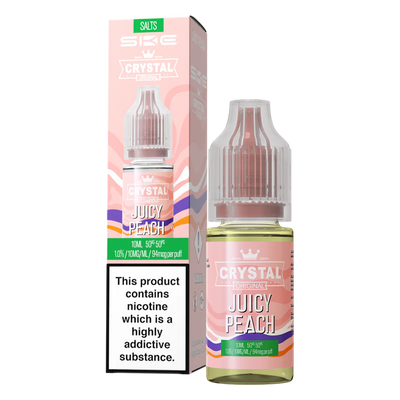 Juicy Peach Nic Salt 10ml by SKE Crystal – Premium Vape | Trendy Vapes