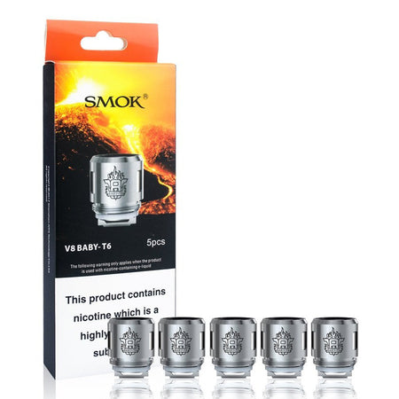 Title → SMOK V8 Baby T6 0.2Ω – Pack of 5